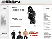 Tablet Screenshot of blackstyle.de